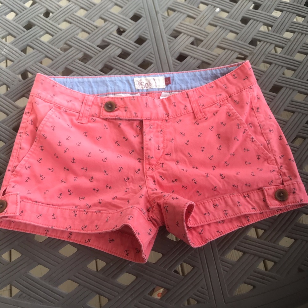 SO - shorts, pink, pockets side, pockets back, Size: 3